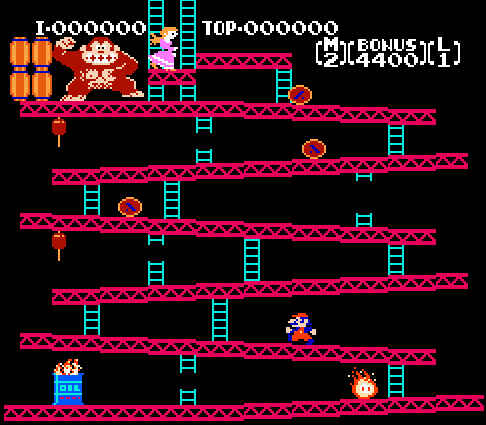 ゲームオアシス－レトロゲーム－マリオシリーズの元祖ドンキーコング－08