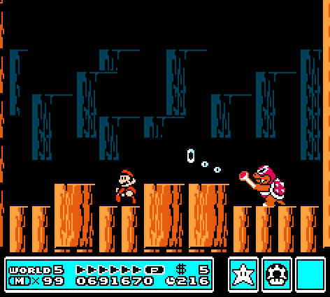 ゲームオアシス－レトロゲーム－ファミコン版マリオ3ワールド5攻略－20